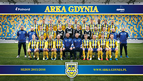 Galeria naszych prac, w kategorii Projektowanie graficzne Plakat drużyny dla Arka Gdynia SSA, autor 