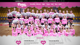 Galeria naszych prac, w kategorii Internet i nowe media Projekt i realizacja strony internetowej dla Cheerleaders Gdynia Junior, autor 