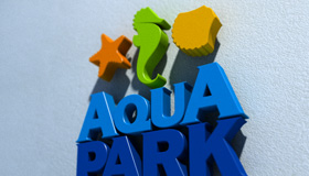 Galeria naszych prac, w kategorii Wizualizacje 3D Wizualizacja oznakowania budynku dla Aquapark Sopot, autor 
