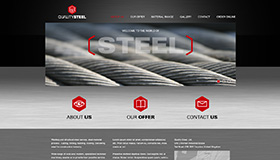 Galeria naszych prac, w kategorii Internet i nowe media Serwis internetowy dla Quality Steel, Ltd., autor 