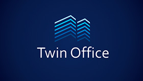 Galeria naszych prac, w kategorii Identyfikacja Projekt identyfikacji wizualnej dla Twin Office SA, autor 